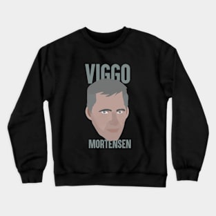 Viggo Mortensen Head Crewneck Sweatshirt